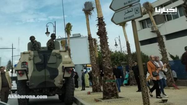 نزول الجيش لشوارع طنجة بعد ظهور سلالة كورونا الجديدة (الهندية)